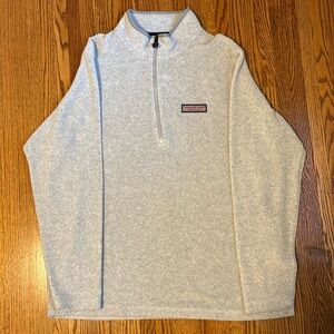 Vineyard Vines Quarter-Zip Fleece Pullover Sweatshirt, Mens Size XLT